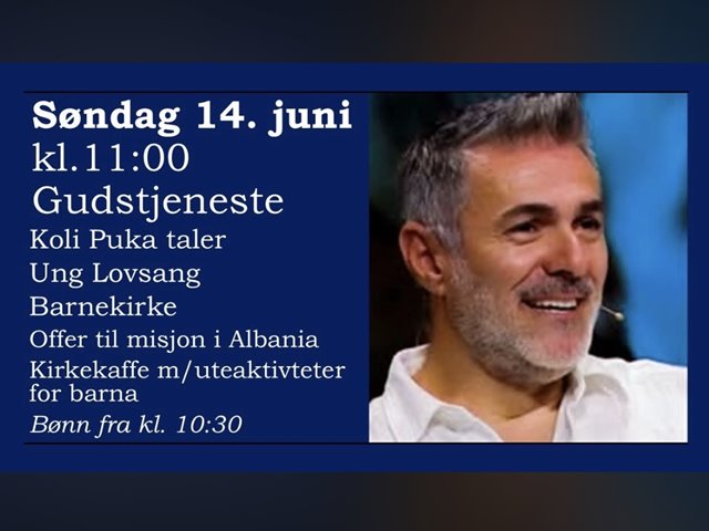 Gudstjeneste søndag formiddag